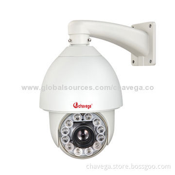 Outdoor Sony CCD 120m IR 480TVL PTZ wireless IP IR dome camera with 27x zoom and 4 swings